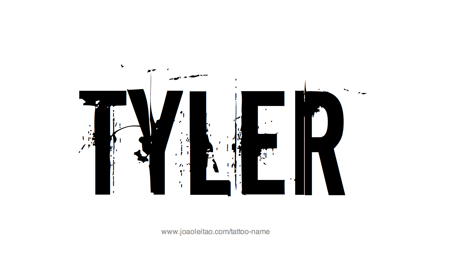 Tyler надписи